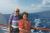Bill and Frieda in Hawaii on a fishing boat off of Hawaii
